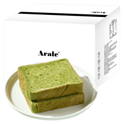Arale 牛乳茉莉味全麦面包吐司400g 厚切吐司糕点  学生早餐代餐零食