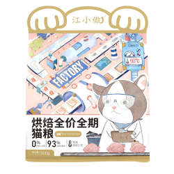 江小傲 猫粮低温烘焙全价全期官方正品幼成猫鲜肉猫粮