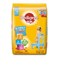 宝路 狗粮成犬粮鸡肉牛肉蔬菜小中大金毛泰迪通用型犬粮500g1斤装