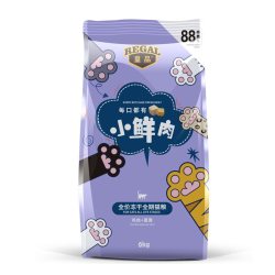 皇品 小鲜肉猫粮成猫幼猫通用型全价鸡肉蛋黄双拼冻干猫粮大袋6kg