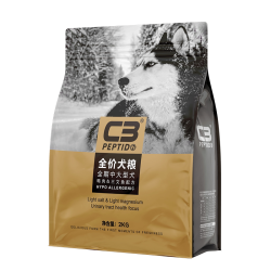帕缇朵 C3全价犬粮中大型犬鸭肉三文鱼配方狗粮