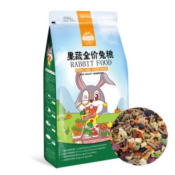 洁西 兔粮洁西果蔬兔饲料垂耳兔幼兔成兔蔬果宠物兔粮 2.5kg包邮多省