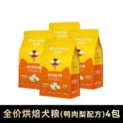 宠熙 鸭肉梨低温烘焙狗粮成犬幼犬泰迪比熊柯基泪痕中小型大型犬粮