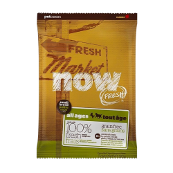 NOW fresh无谷小型犬中大型狗粮四叶草颗粒去骨鲜肉粮试吃装50g*3