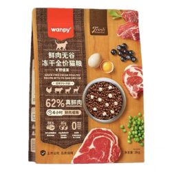 顽皮 鲜选鲜肉无谷成猫幼猫粮高蛋白冻干营养猫粮真鲜肉2kg