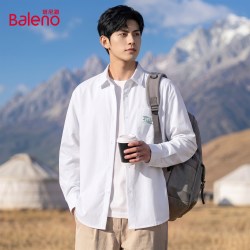 班尼路 青年男士长袖衬衫 2026072224-24PC08-BNL5