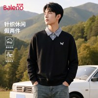 班尼路 男士假两件衬衫领卫衣 BM20260703-20-26PS11-2