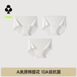 YOUKESHU 女士纯棉10A抗菌透气内裤 3条