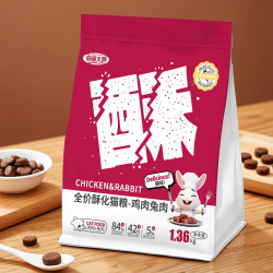奇喵太狮全价酥化猫粮添加蜂花粉无谷低温烘培营养通用猫主粮正品