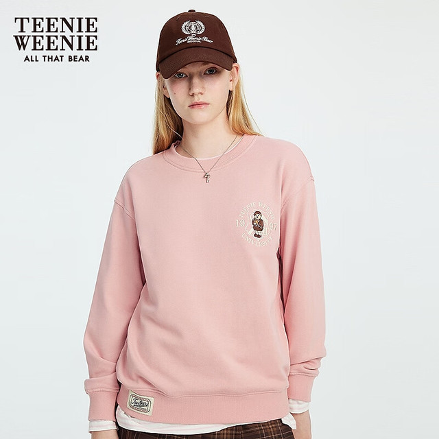 TEENIE WEENIE 圆领套头卫衣 粉色 S