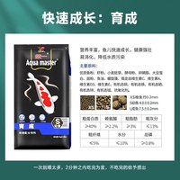 统一 鱼粮锦鲤饲料鱼食增体金鱼观赏鱼饲料鱼食不浑水增色鱼粮育成