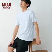 無印良品 MUJI 无印良品 MUJI 男式 凉感薄款天竺编织T恤 男士男款 26年夏季
