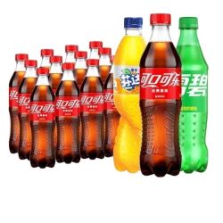 可口可乐 雪碧 芬达 500ml*24瓶 混装包装