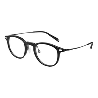 essilor/依视路 智能防蓝光 近视眼镜+钛全框+夏蒙黑色镜架 依视路膜岩高清1.60现片 TR+钛-全框-夏蒙-黑色