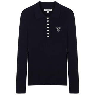 TEENIE WEENIE 女装Polo领针织衫 藏青色 S 160