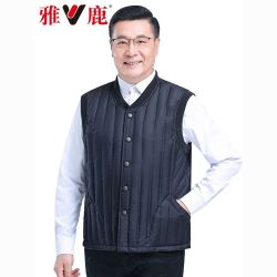 雅鹿 男士羽绒服 大码加厚马夹背心