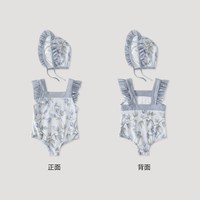 巴厘小猪 宝宝连体三角游泳衣女童泳装