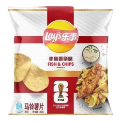 乐事 FIFA世界杯系列 炸鱼薯条味 135g 薯片