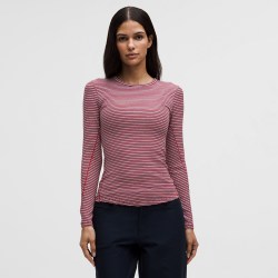lululemon Hold Tight 女士紧身剪裁长袖 T 恤 LW3JVOS