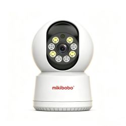 mikibobo 智能WiFi可语音监控摄像头 YO5 全彩夜视 200万像素 360°全景旋转