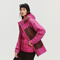 波司登 三合一鹅绒冲锋衣 粉玫红 M 女士羽绒服