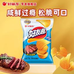 好丽友 好友趣薯片 多汁牛排味 70g
