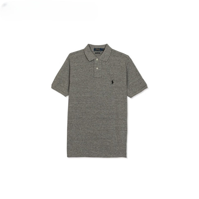 RALPH LAUREN Polo Ralph Lauren拉夫劳伦夏季潮流男友520短袖t恤polo修身灰L