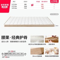 移动端：全友 117116 黄麻床垫 1200mm*2000mm 经典护脊 s型黄麻