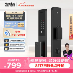 凯迪仕 Q2 FV 3D人脸识别 AI猫眼 全自动智能锁
