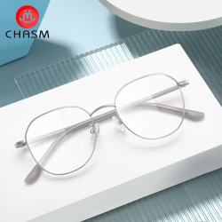 CHASM 近视眼镜男超轻万新防蓝光眼镜近视女可配散光高度近视眼睛 1002玫瑰金 配万新1.60MR-8防蓝光(0-600度) 9540金色