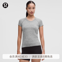 lululemon 丨Swiftly Tech 女士运动短袖 T 恤 2.0 *Race LW3FQHS 石板灰/白 S /6