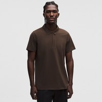 移动端：lululemon Luxtreme 男士前拉链休闲Polo衫短袖