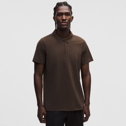 lululemon Luxtreme 男士前拉链休闲Polo衫短袖