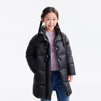 安奈儿 童装女童长款羽绒服2025冬新款