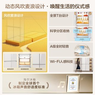 海尔 BCD-570WGHTD1BYUU1 磁控全空间保鲜 十字冰箱