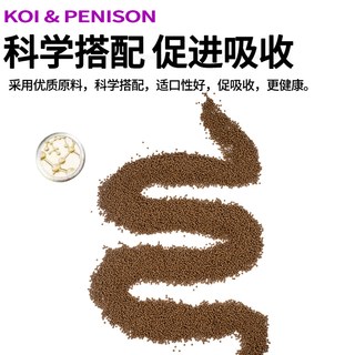 佩尼森 锦鲤鱼饲料 育成色扬颗粒 不浑水鱼粮