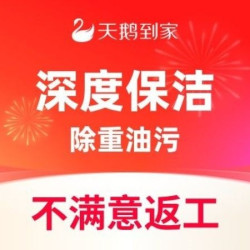 天鹅到家 3小时深度保洁（可擦内窗）区域消毒+除重油污！