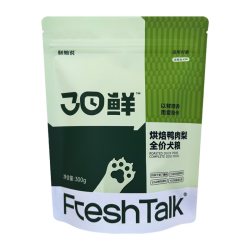 鲜粮说 30日鲜烘焙鸭肉梨狗粮全价犬粮去泪痕泰迪300g