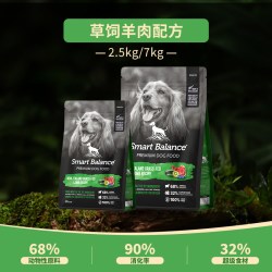 新西兰SmartBalance悦佰思狗粮草饲羊肉小型犬粮进口主食全犬粮