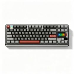 FOCUS LAB Ctrl87三模无线机械键盘 RGB热插拔客制化键盘  可电动调节高度自定义彩屏 CNC全铝电竞游戏键盘
