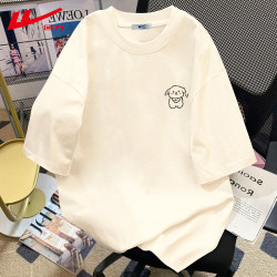 回力 男女宽松夏季2026新款潮牌夏装纯棉美式短袖T恤运动情侣服装