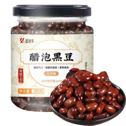 老陈醋传统古法手工绿芯肾形醋泡黑豆无蔗糖河南特产即食食品
