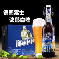 猛士 MONSTER 猛士 小麦白啤酒 浑浊型 500ml*20