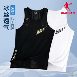 乔丹 [飞影PB]乔丹背心男士夏季速干衣无痕无袖专业马拉松跑步运动T恤