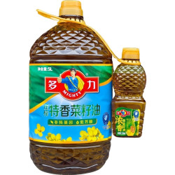 多力压榨特香菜籽菜籽油低芥酸菜籽油5L+238ml非转基因家用桶装