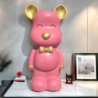 创意防摔搪胶暴力熊存钱罐 可爱摆件 家居装饰 礼物
