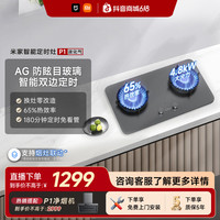米家 小米旗下小米P1智能定时燃气灶液化气AG钢化玻璃JZY-MJ03CY