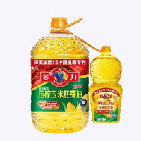多力压榨玉米胚芽油5升玉米油5L+238ML非转基因压榨家庭食用油