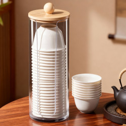 优勤 一次性稻香杯子功夫茶杯水杯茶具耐高温加厚防烫家用待客品茗杯盒