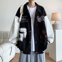 东方骆驼 美式棒球服男春秋2026新款宽松休闲百搭立领情侣外套上衣